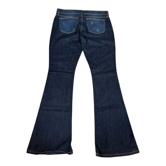 BKE Reserve Women’s Stella Dark Wash B107 Kick Flare Stretch Jean Size 30 Long - Picture 2 of 7